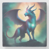 Dessous-de-verre En Pierre animal mystique (Devant)