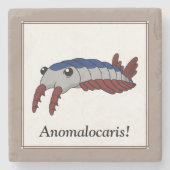 Dessous-de-verre En Pierre Animal préhistorique d'Anomalocaris- (Devant)