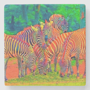 Dessous-de-verre En Pierre AnimalColor_Zebra_002