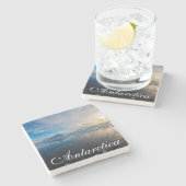 Dessous-de-verre En Pierre Antarctique. A proximité de l'île d'Adélaïde. Le G (Côté)