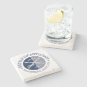 Dessous-de-verre En Pierre Antietam (B&G) (Côté)