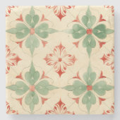 Dessous-de-verre En Pierre Antique Tile de Noël (Devant)