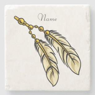 Dessous-de-verre En Pierre Apache Feathers Thunder_Cove