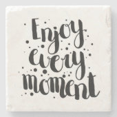 Dessous-de-verre En Pierre Appréciez chaque moment 2 (Devant)