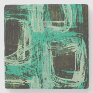 Dessous-de-verre En Pierre Aquamarine Windows I