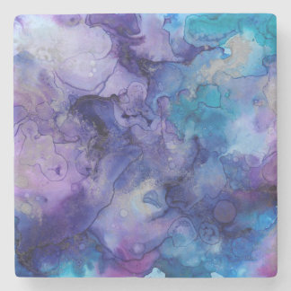 Dessous-de-verre En Pierre Aquarelle