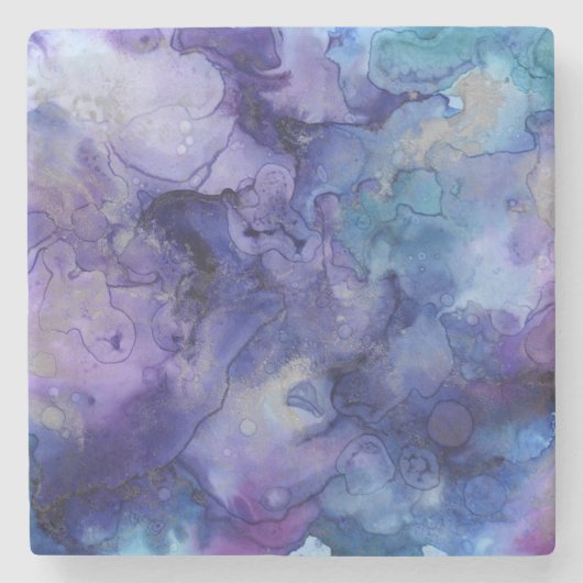 Dessous-de-verre En Pierre Aquarelle (Devant)