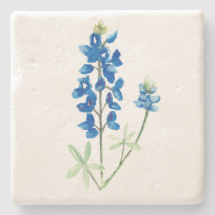 Dessous-de-verre En Pierre Aquarelle Bluebonnet 6