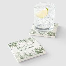 Aquarelle Botanique Ivy Ferns Sage Famille Cabine