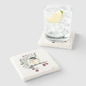 Dessous-de-verre En Pierre Aquarelle de poulet (Côté)