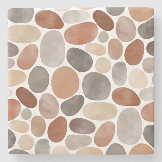 Dessous-de-verre En Pierre Aquarelle Pebbles 230921 (Devant)