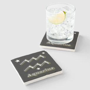Dessous-de-verre En Pierre Aquarius