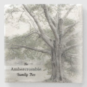 Dessous-de-verre En Pierre Arbre généalogique (Devant)