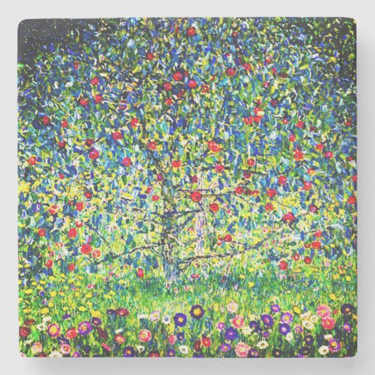 Dessous-de-verre En Pierre Arbre pomme Gustav Klimt (Devant)