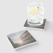 Dessous-de-verre En Pierre Architecture antique Rome coucher de soleil ville (Côté)