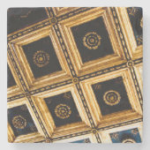 Dessous-de-verre En Pierre Architecture Black Gold (Devant)