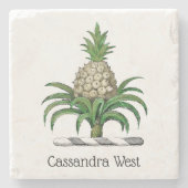 Dessous-de-verre En Pierre Armoiries de Preppy Heraldic (Devant)