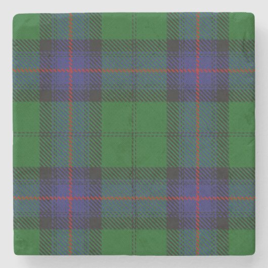Dessous-de-verre En Pierre Armstrong Tartan (Devant)