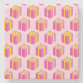 Dessous-de-verre En Pierre Arrière - plan avec des cadeaux (Devant)