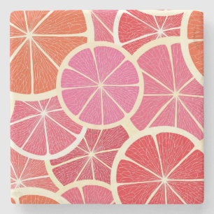 Dessous-de-verre En Pierre Arrière - plan de cru de pamplemousse