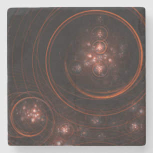 Dessous-de-verre En Pierre Art Abstrait Starlight