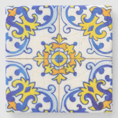Dessous-de-verre En Pierre Art Azulejo portugais (Devant)