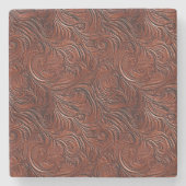 Dessous-de-verre En Pierre Art Brown occidental (Devant)