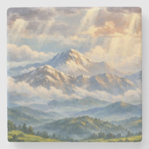 Dessous-de-verre En Pierre Art de paysage photographique édité (meilleure qua