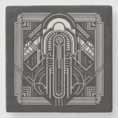 Dessous-de-verre En Pierre Art déco (Devant)