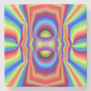 Dessous-de-verre En Pierre Art numérique d'intersection dimensionnelle