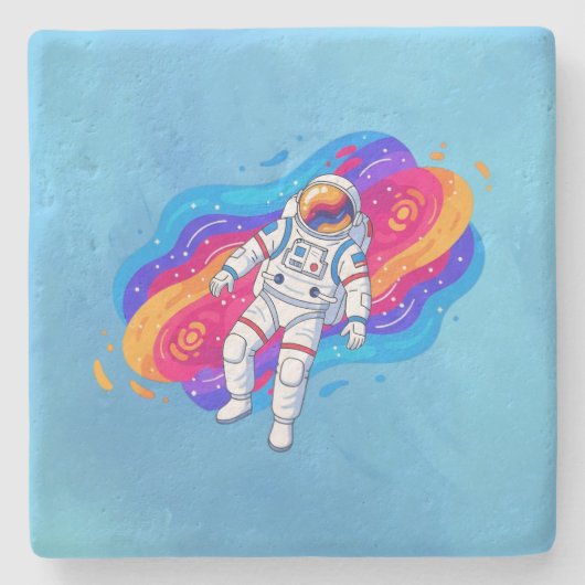 Dessous-de-verre En Pierre Astronaute (Devant)