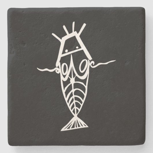 Dessous-de-verre En Pierre Astronautes anciens (Devant)