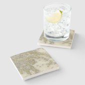 Dessous-de-verre En Pierre Athènes, Grèce (Côté)