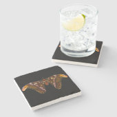 Dessous-de-verre En Pierre Atlas Moth (Côté)