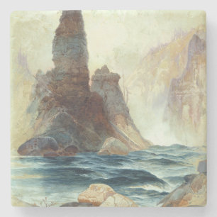 Dessous-de-verre En Pierre Au-dessus de Tower Falls, Moran, 1872