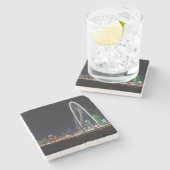 Dessous-de-verre En Pierre Au pont Margaret Hunt Hill (Côté)