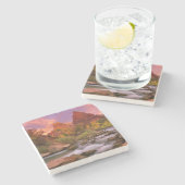 Dessous-de-verre En Pierre Aube grande (Côté)