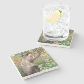 Dessous-de-verre En Pierre Automne, 1865 (Côté)