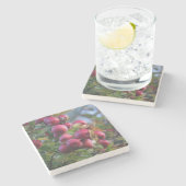 Dessous-de-verre En Pierre Automne Apple (Côté)