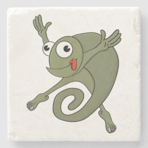 Dessous-de-verre En Pierre Awesome Chameleon