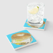 DESSOUS-DE-VERRE EN PIERRE BAGEL 6 (Côté)
