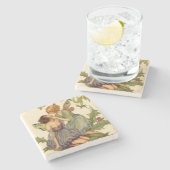 Dessous-de-verre En Pierre Baiser féerique doux (Côté)