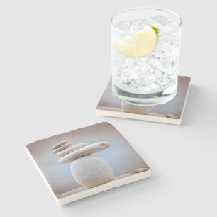 Dessous-de-verre En Pierre Balancing Stones Carré + vos idées