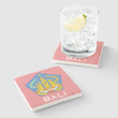 Dessous-de-verre En Pierre Bali, Indonésie (Petites îles Sunda) (Côté)