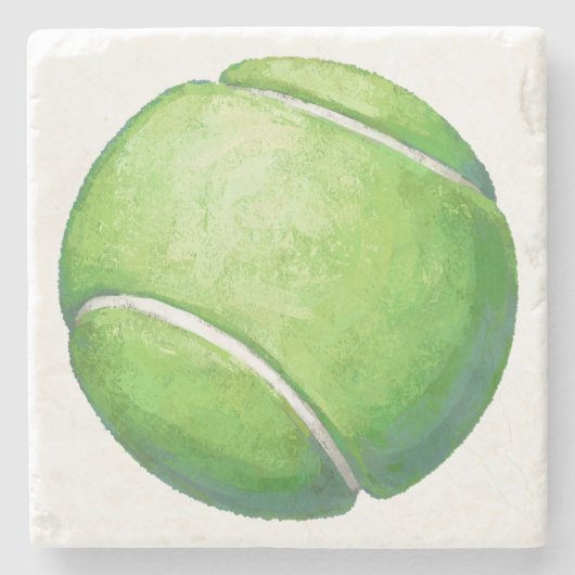 Dessous-de-verre En Pierre Ball de tennis (Devant)