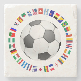Dessous-de-verre En Pierre balle de FOOTBALL 2014