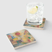 Dessous-de-verre En Pierre Ballons rouges | Paul Klee | (Côté)