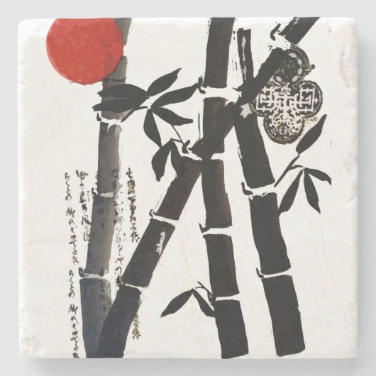 Dessous-de-verre En Pierre Bambou (Devant)