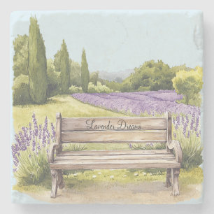 Dessous-de-verre En Pierre Banc Lavender Dreams