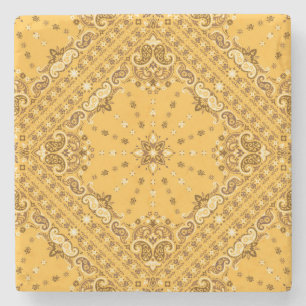 Dessous-de-verre En Pierre Bandana Boho : Paisley Print Revival